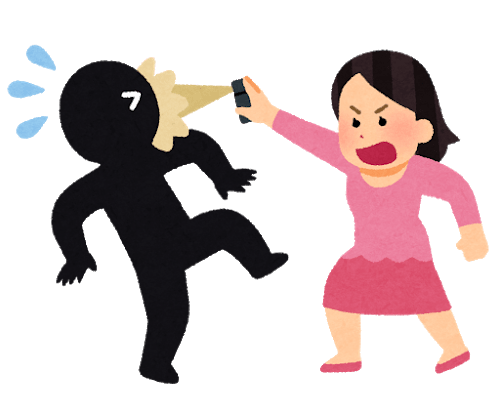 威力がすごい！催涙スプレー事件（？）